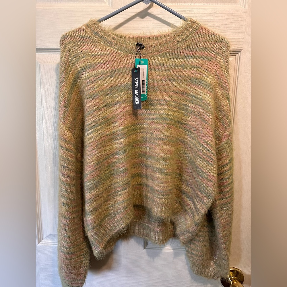 Steve Madden Multicolor Women's Sweater, Large